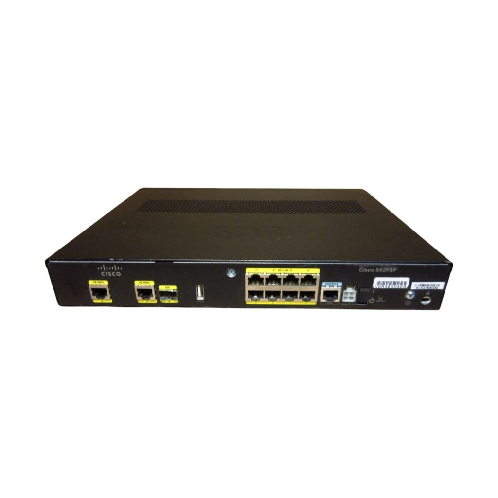 Cisco892FSP1GEand1GE/SFP HiPerfSecurityRouter REMANUFACTURED